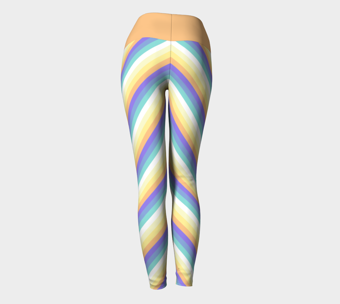 Genderfaun Striped Yoga Leggings