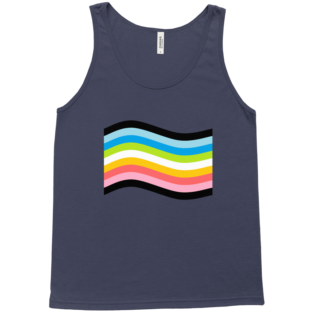 Orientation Pride Flag Relaxed Fit Tank Tops | Choose Your Flag | Bella + Canvas