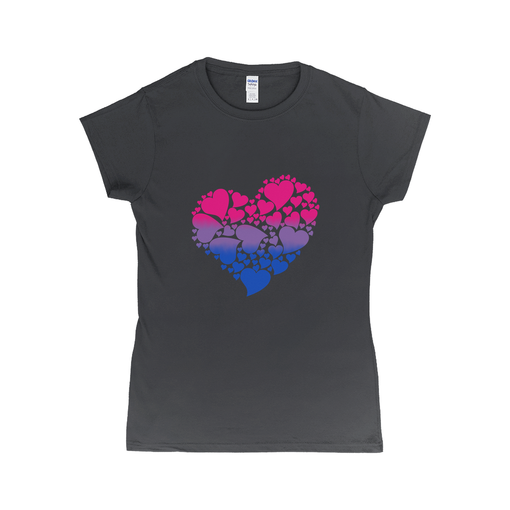 Heart of Hearts Fitted Tshirt | Choose Your Colourway | Gildan