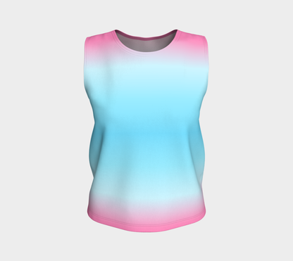 Transmasculine Gradient Loose Tank (Long)