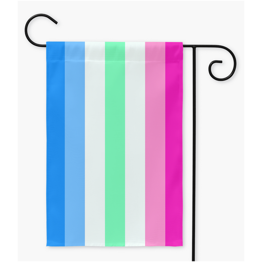 Polysexual - V2 Yard and Garden Flags | Single Or Double-Sided | 2 Sizes | Romantic and Sexual Orientations