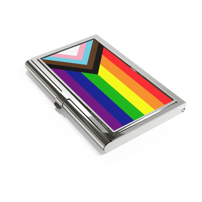 Rainbow Pride Flag Business Card Holder/Slim Wallet | Choose Your Flag | LGBTQIA2S+