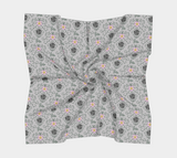 Wild Rose and Vine BDSM (Grey) Square Scarf