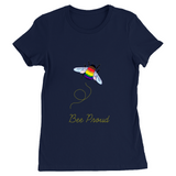 T-shirts ajustés Bumblebee Pride Pun - DARK | Choisissez votre coloris et votre jeu de mots | Bella + Toile