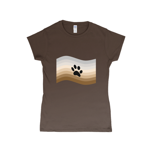 Furry Pride Flag Fitted Tshirt | Choose Your Flag | Gildan