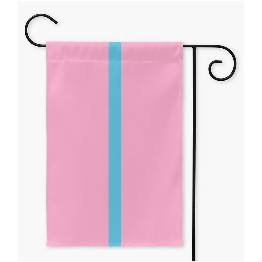 Drapeaux de cour et de jardin polygamie | Simple ou double face | 2 tailles | Polyamour et ENM