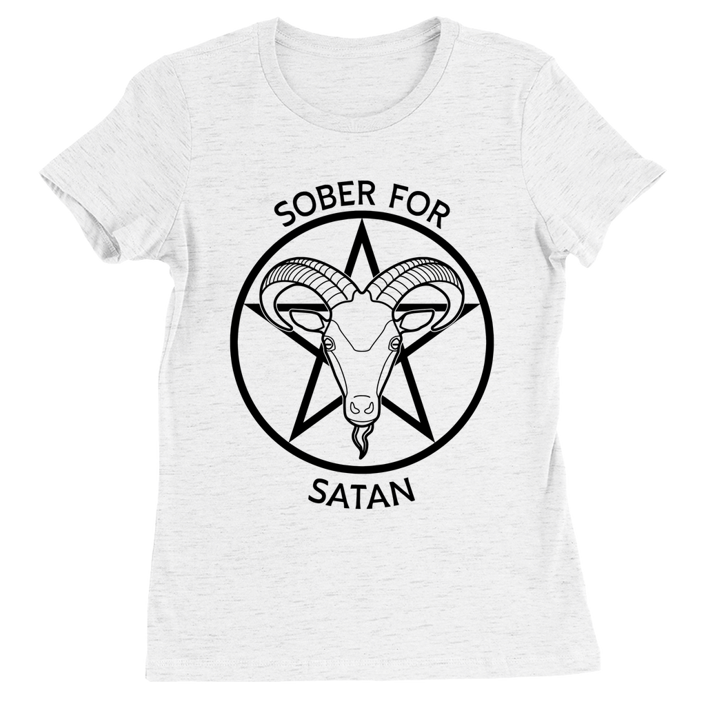 Sober for Satan - LIGHT Fitted Tshirt | Choose Your Colourway | Bella + Canvas