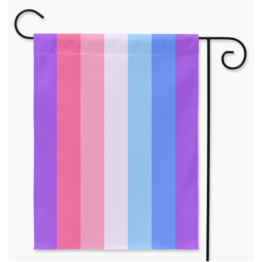 Boygirl PrideYard and Garden Flags  | Single Or Double-Sided | 2 Sizes