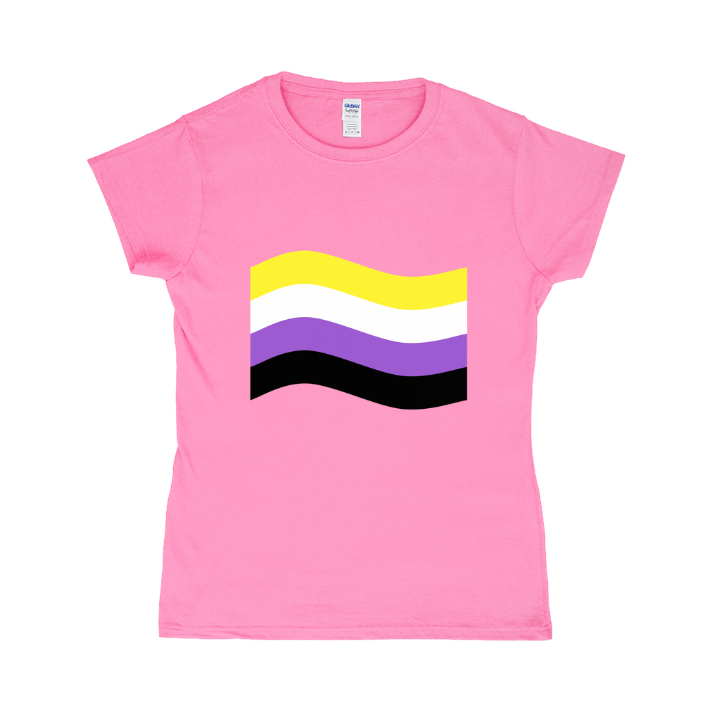 Gender Pride Flag Fitted Tshirt | Choose Your Flag | Gildan