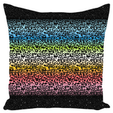 Leopard Print Gradient Pattern Throw Pillows | Multiple Sizes | Choose Your Colourway