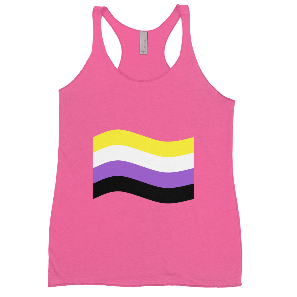 Gender Pride Flag Fitted Racerback Tank Tops | Choose Your Flag