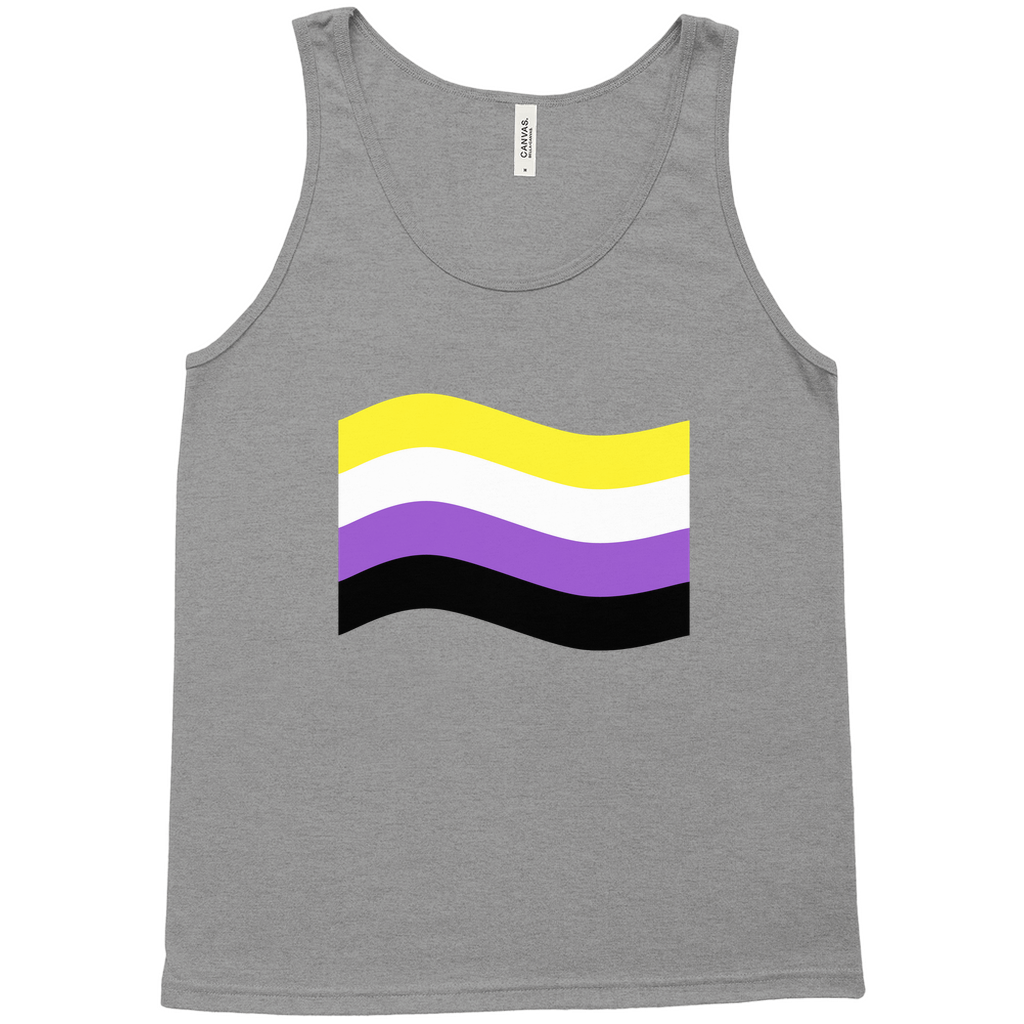 Gender Pride Flag Relaxed Fit Tank Tops | Choose Your Flag | Bella + Canvas