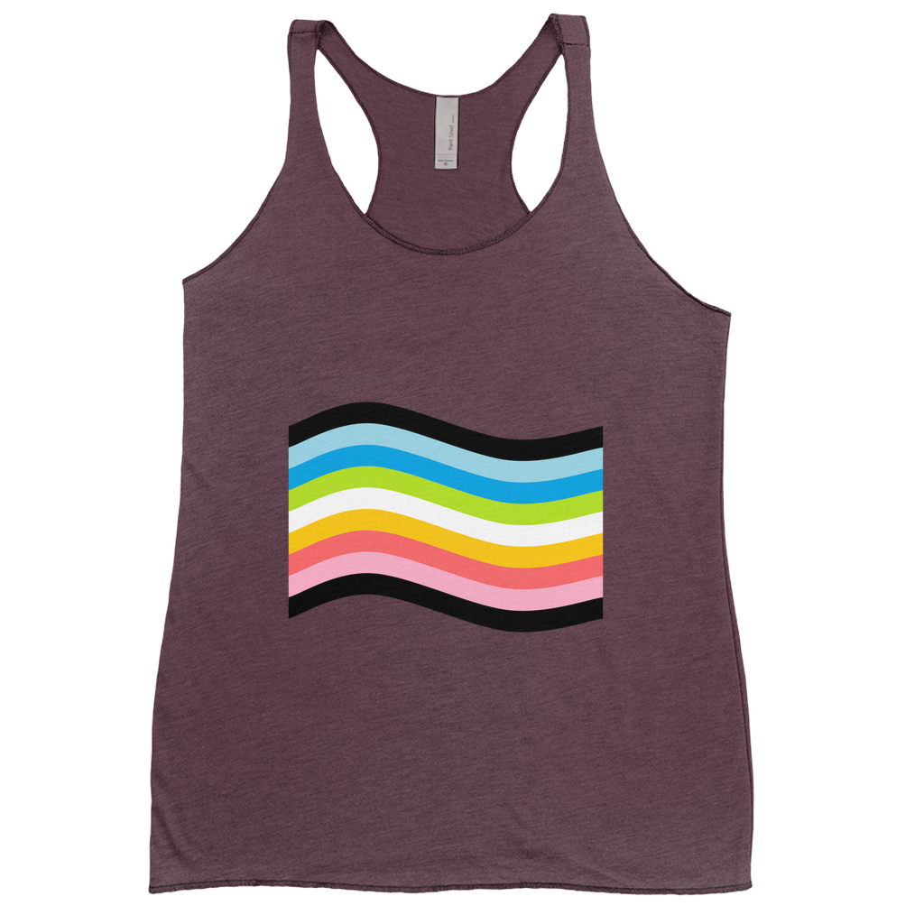 Orientation Pride Flag Fitted Racerback Tank Tops | Choose Your Flag