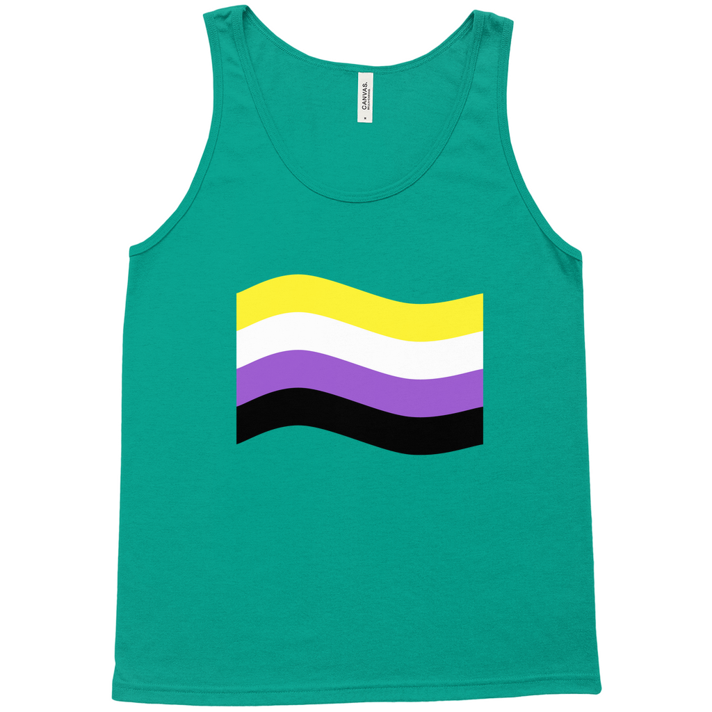 Gender Pride Flag Relaxed Fit Tank Tops | Choose Your Flag | Bella + Canvas