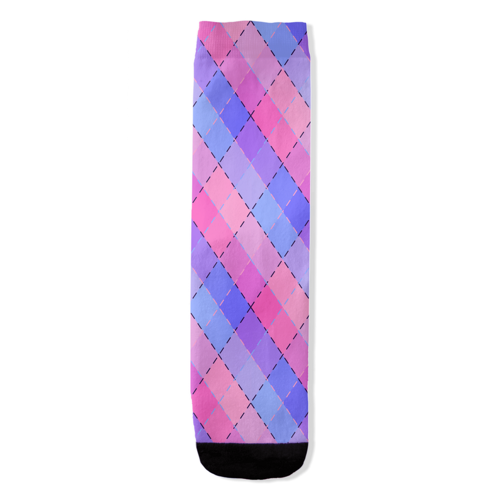 Omnisexual Argyle Plaid All-Over Print Socks