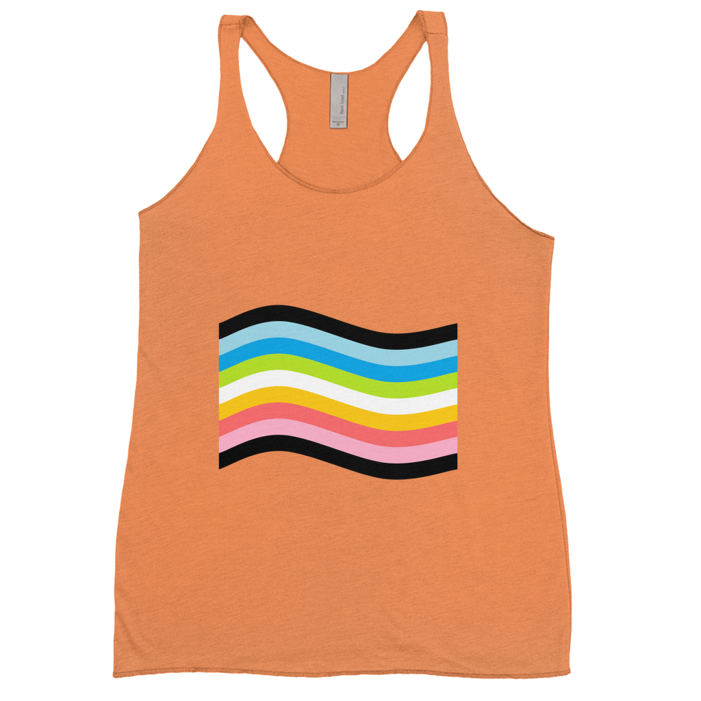 Orientation Pride Flag Fitted Racerback Tank Tops | Choose Your Flag