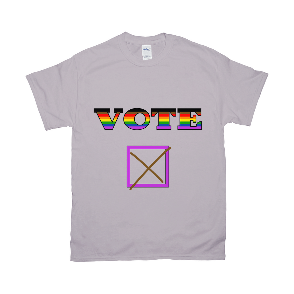 Vote Relaxed Fit Tshirt | Choose Your Pride Colourway