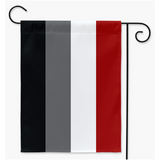 Placiosexuel Pride Yard et drapeaux de jardin | Simple ou double face | 2 tailles | Spectre Aromantique et Asexué