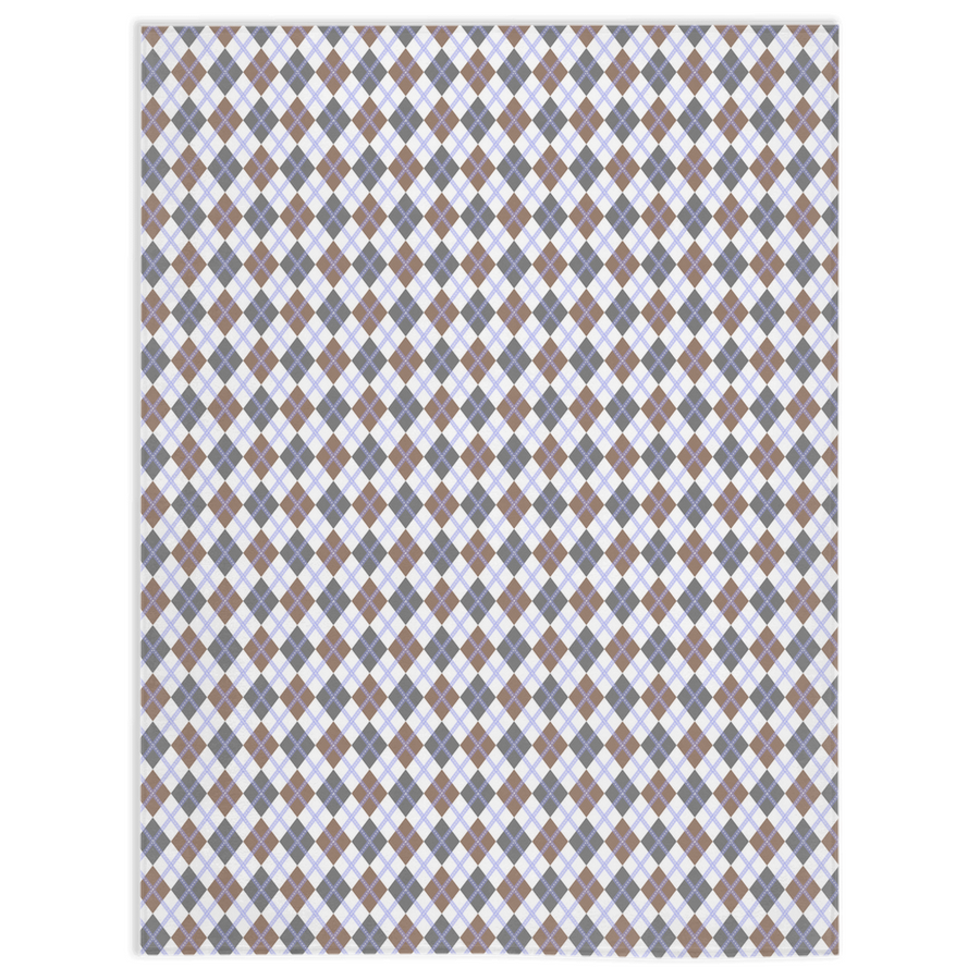 Couvertures Minky apathiques en matière de genre Argyle Plaid Pride