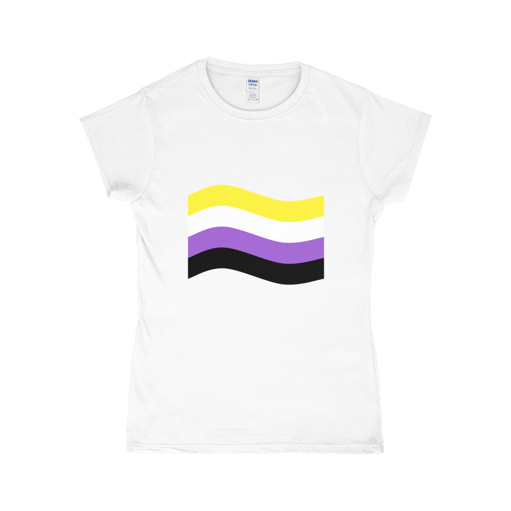 Gender Pride Flag Fitted Tshirt | Choose Your Flag | Gildan