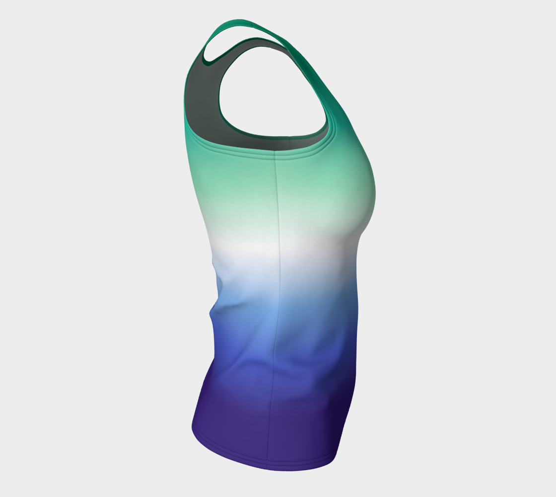 Gay Man (formerly Vincian - V2)  Gradient Fitted Tank (Long)