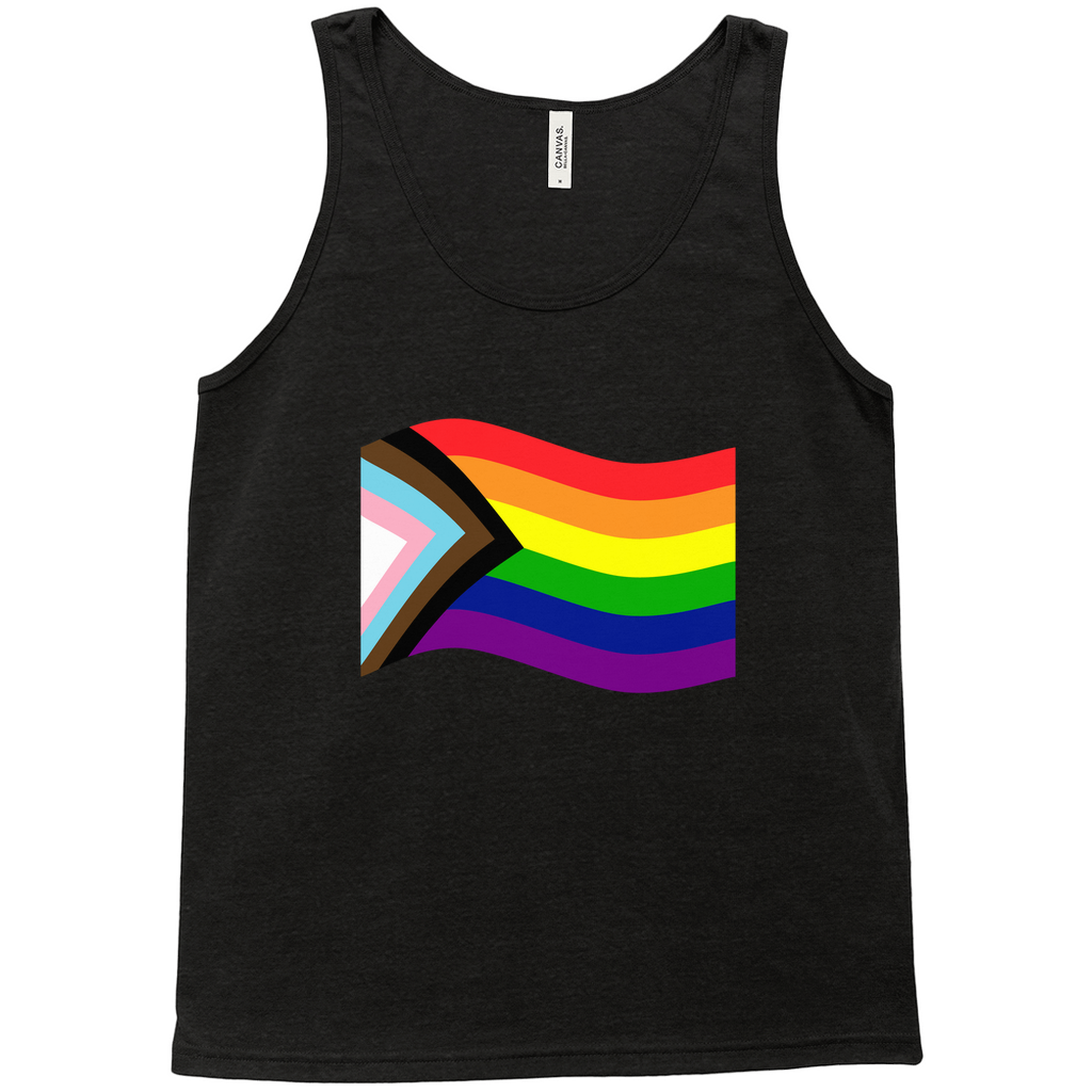 Rainbow Pride Flag Relaxed Fit Tank Tops | Choose Your Flag | Bella + Canvas