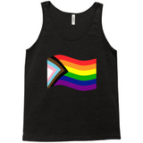 Rainbow Pride Flag Relaxed Fit Tank Tops | Choose Your Flag | Bella + Canvas