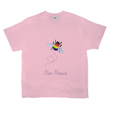 T-shirt unisexe Bumblebee Pride Pun - LIGHT | Choisissez votre drapeau et votre jeu de mots