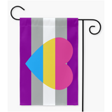 Greysexual Panromantic Pride Yard et drapeaux de jardin | Simple ou double face | 2 tailles