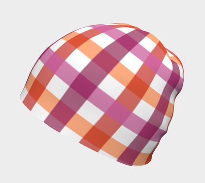 Lesbian - V1 Gingham Beanie