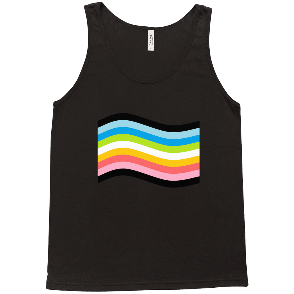 Orientation Pride Flag Relaxed Fit Tank Tops | Choose Your Flag | Bella + Canvas