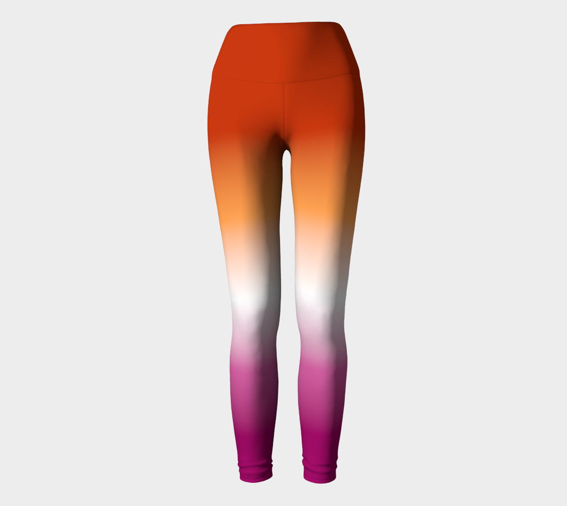 Lesbian - V1 Gradient Yoga Leggings