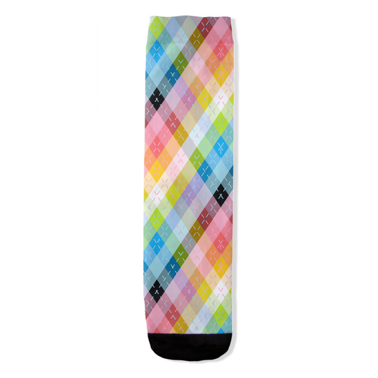 Queer Argyle Plaid All-Over Print Socks