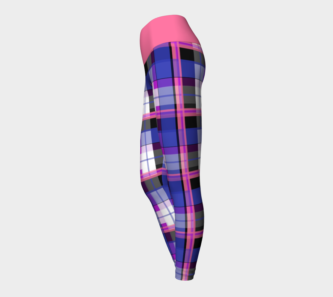 Genderfluid Plaid Yoga Leggings