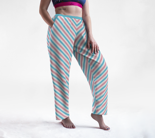 Transgender Striped Lounge Pants