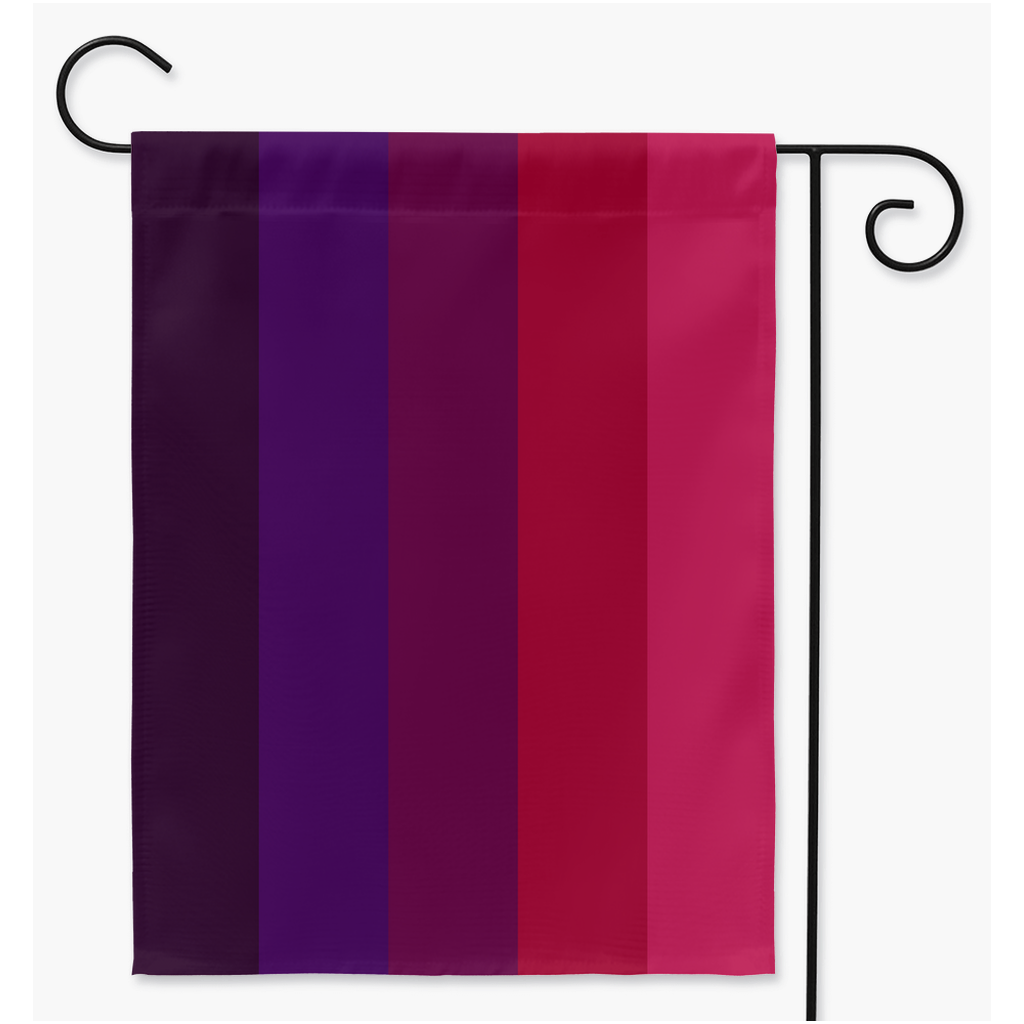 Incubian Yard and Garden Flags  | Single Or Double-Sided | 2 Sizes | Gender Identity and Expression