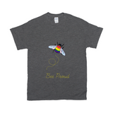 T-shirt unisexe Bumblebee Pride Pun - DARK | Choisissez votre drapeau et votre jeu de mots