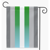 Demiboy Neutrois Pride Yard and Garden Flags | Single Or Double-Sided | 2 Sizes