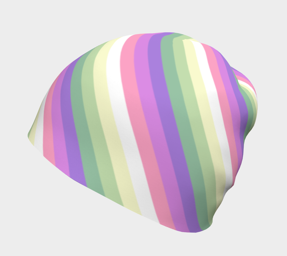 Genderfae Striped Beanie