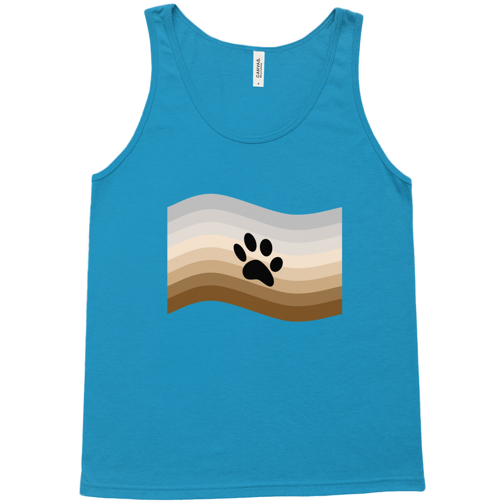 Furry Pride Flag Relaxed Fit Tank Tops | Choose Your Flag | Bella + Canvas