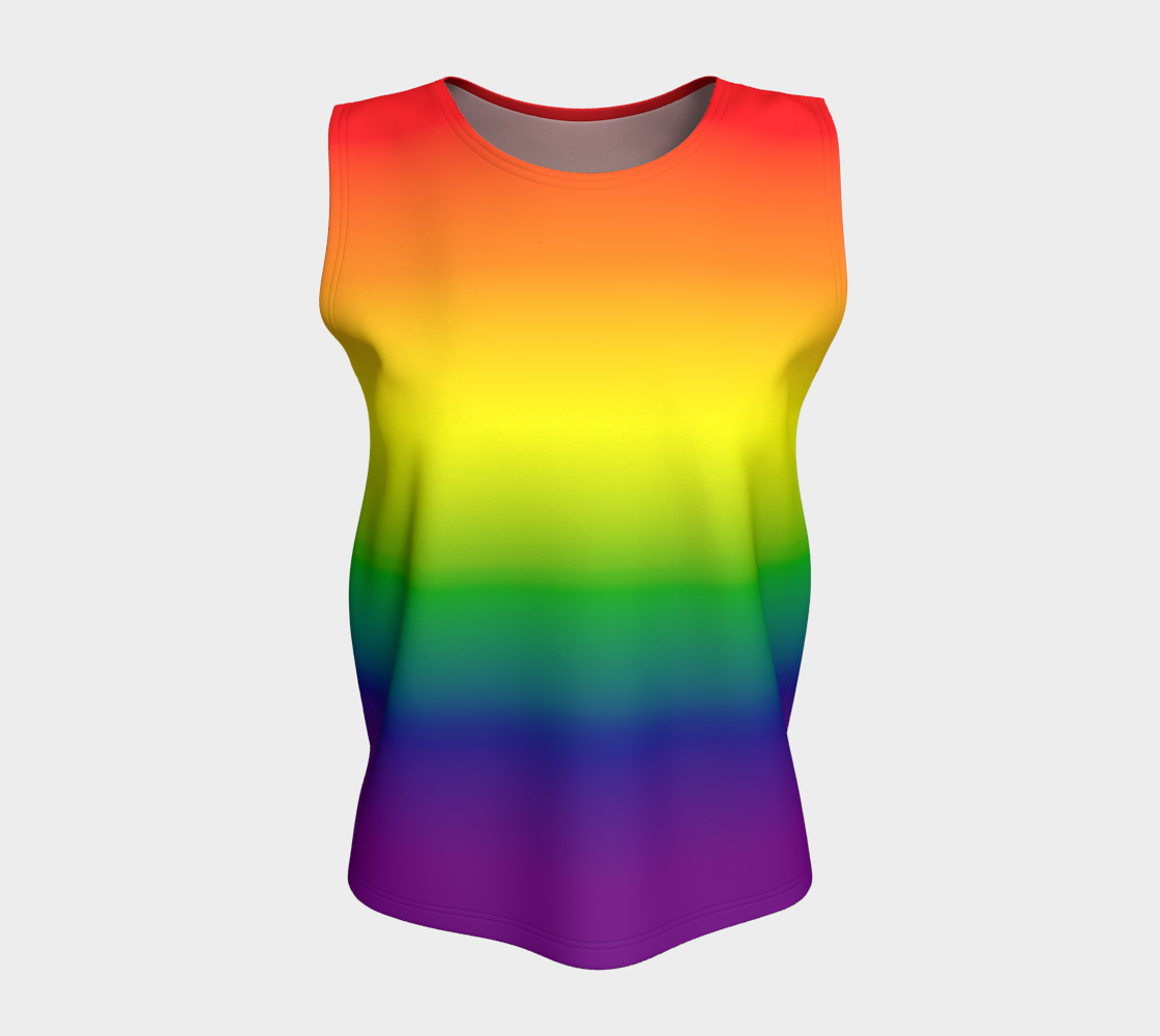 Rainbow Gradient Loose Tank