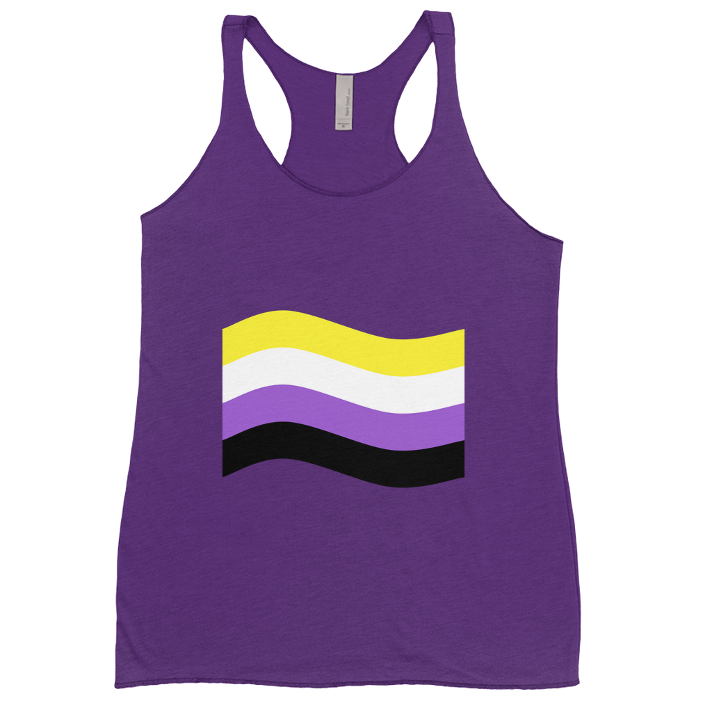 Gender Pride Flag Fitted Racerback Tank Tops | Choose Your Flag