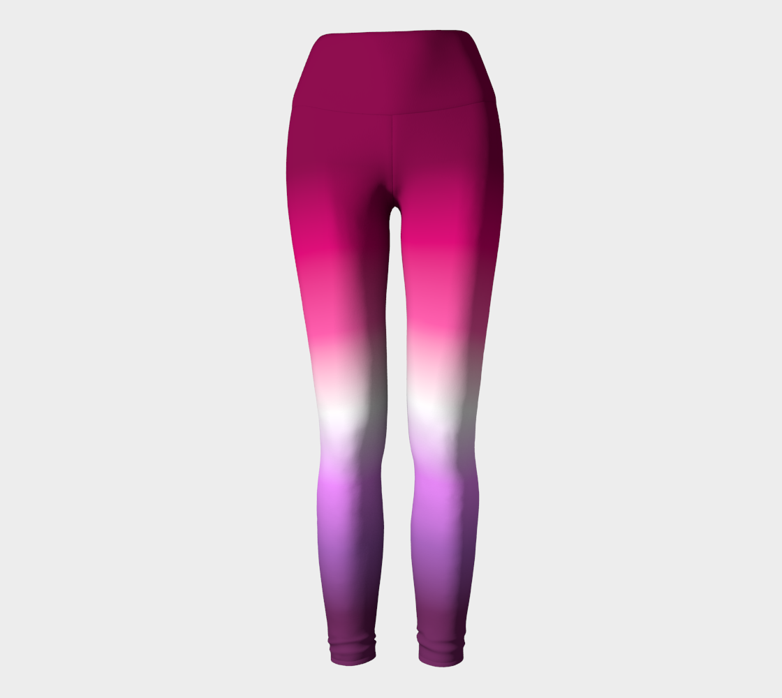 Lesbian - V2 Gradient Yoga Leggings