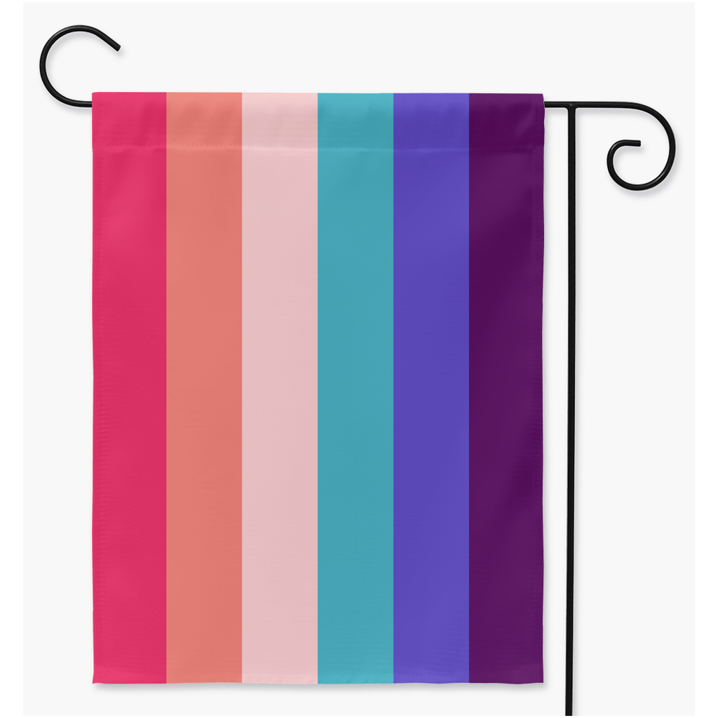 Turigirl Yard and Garden Flags | Single Or Double-Sided | 2 Sizes | Romantic and Sexual Orientations