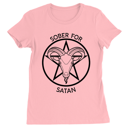 Sober for Satan - LIGHT Fitted Tshirt | Choose Your Colourway | Bella + Canvas