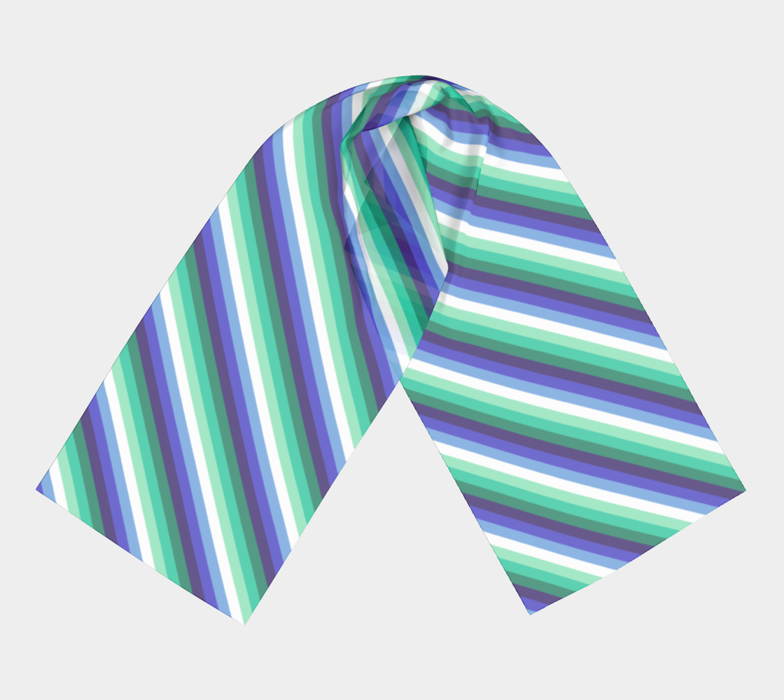 Gay Man (formerly Vincian - V2) Striped  Long Scarf