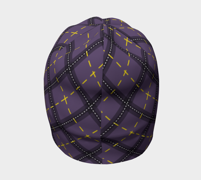 Nonbinary Dark Argyle Beanie