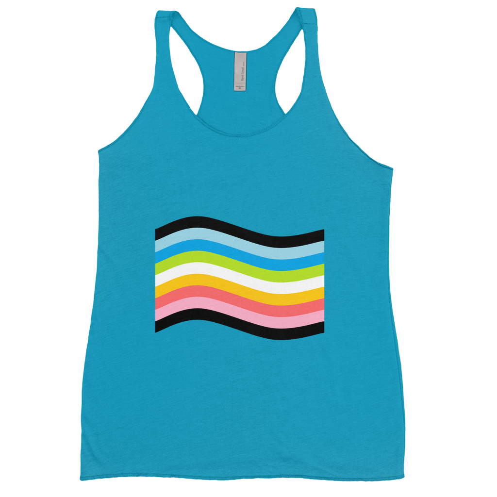 Orientation Pride Flag Fitted Racerback Tank Tops | Choose Your Flag