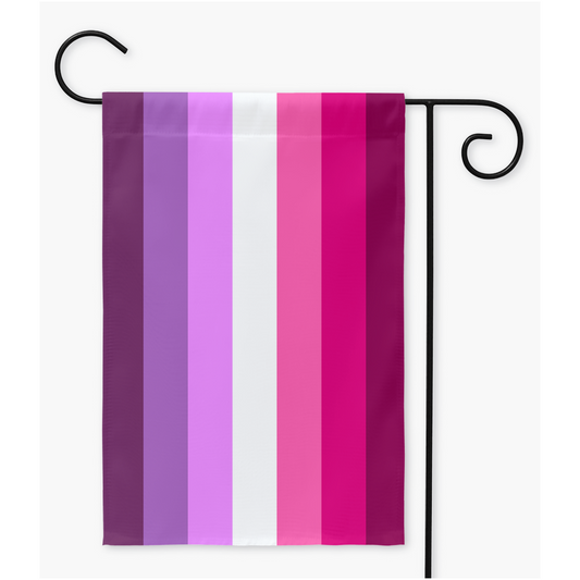 Lesbian - V2 Yard and Garden Flags | Single Or Double-Sided | 2 Sizes | Romantic and Sexual Orientations