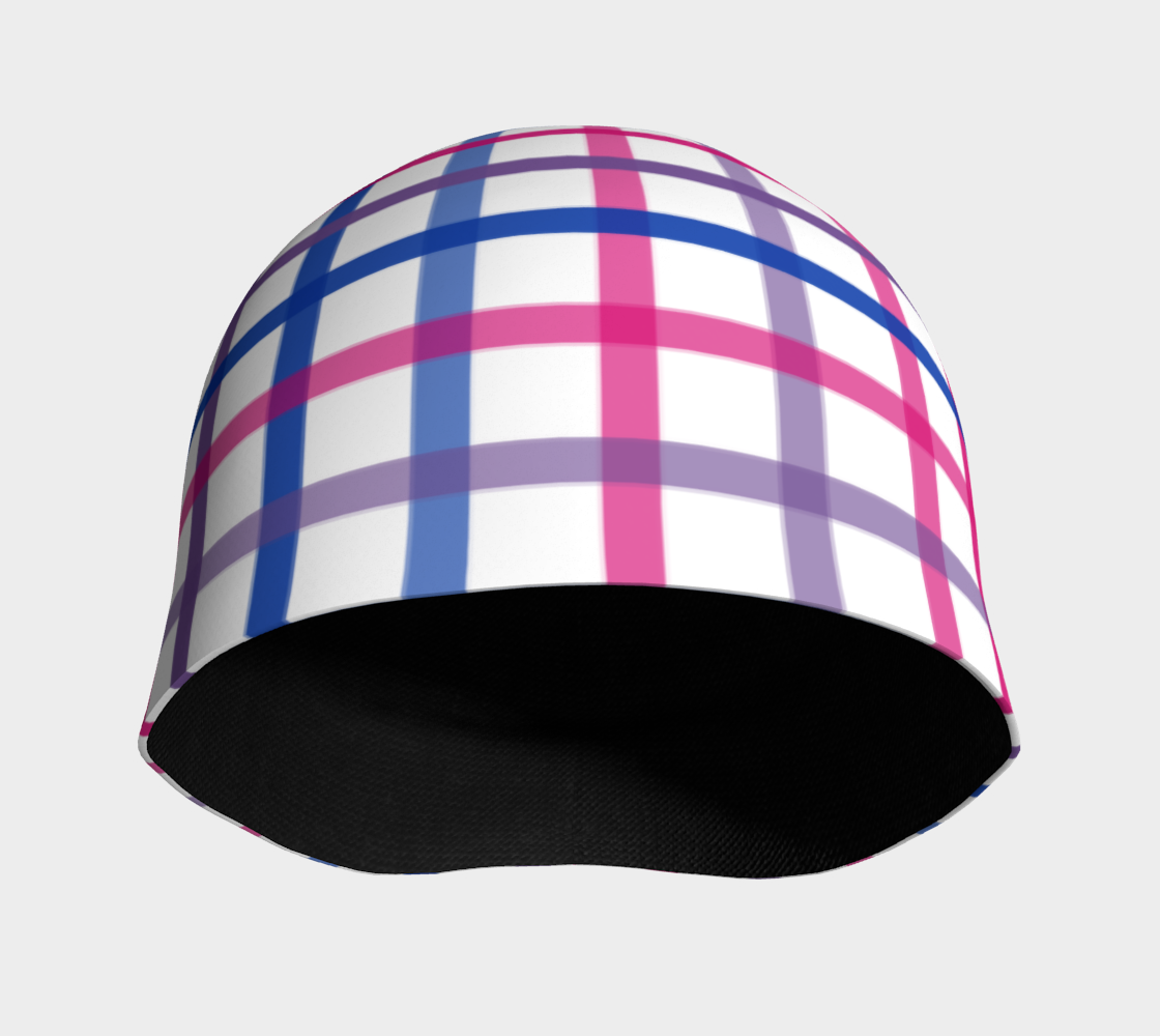 Bisexual Tattersol Plaid Beanie